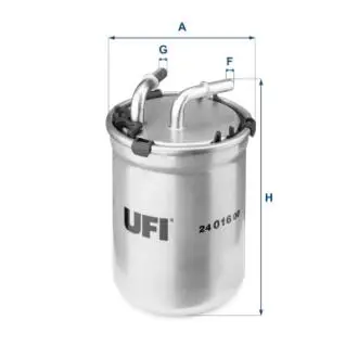Фiльтр паливний UFI 24.016.00