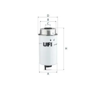 Фільтр паливний UFI 24.457.00