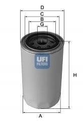 Фільтр оливний UFI 23.274.00 (фото 1)