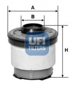 Фильтр топливный UFI 26.102.00 (фото 1)