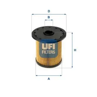 Паливний фільтр UFI 26.690.00