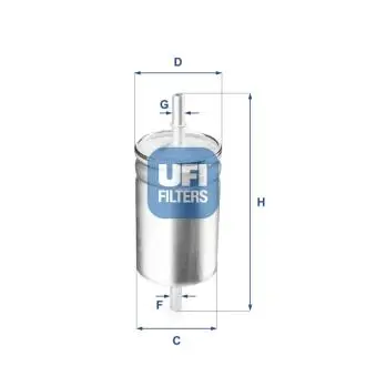 Паливний фільтр UFI 31.722.00