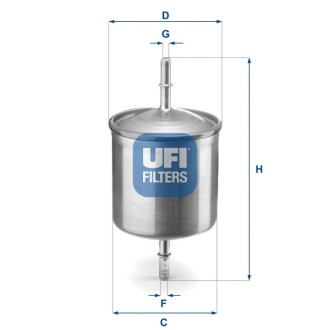 Топливный фильтр UFI 31.846.00