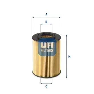 Фільтр масляний UFI 25.075.00
