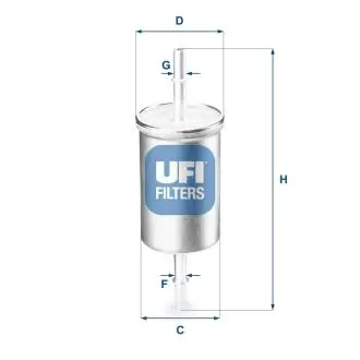 Фільтр паливний UFI 31.769.00