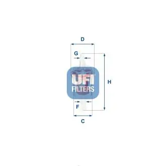 Топливный фильтр UFI 31.027.00