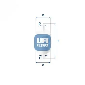 Паливний фільтр UFI 31.028.00