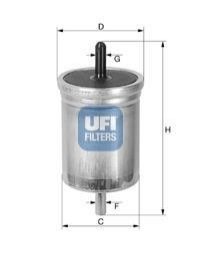 Топливный фильтр UFI 31.513.00