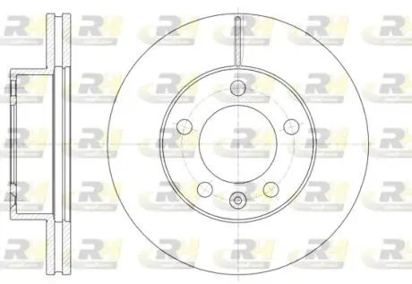 Фото гальмівний диск ROADHOUSE 61475.10 Гальмівний диск ROADHOUSE 61475.10