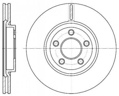 Тормозной диск ROADHOUSE 6637.10 (фото 1)