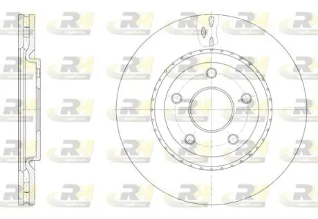 Тормозной диск ROADHOUSE 61515.10