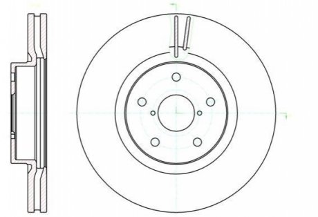 Тормозной диск ROADHOUSE 61041.10 (фото 1)