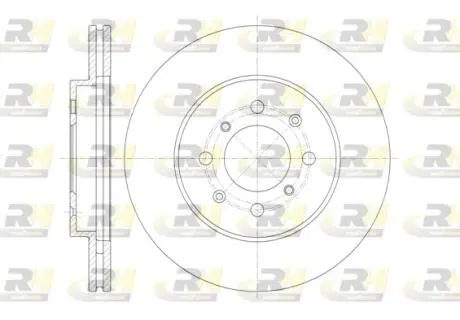 Гальмівний диск ROADHOUSE 61357.10