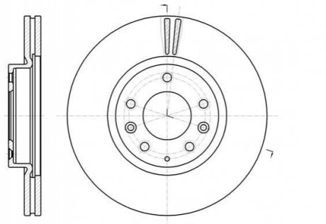 Тормозной диск ROADHOUSE 61235.10 (фото 1)