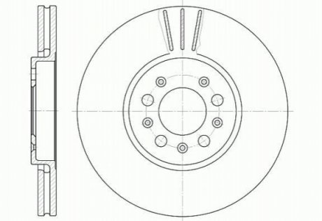 Гальмівний диск ROADHOUSE 6544.10 (фото 1)