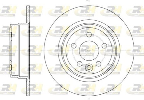 Тормозной диск ROADHOUSE 6615.00 (фото 1)