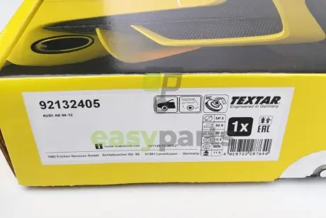 Диск гальмівний (передній) Audi A6 04-11 (347х30) PRO+ TEXTAR 92132405