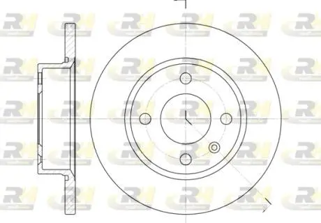 Тормозной диск ROADHOUSE 6425.00