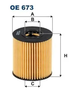 Фiльтр масляний FILTRON OE673