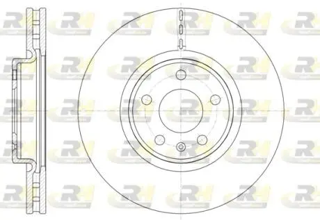 Тормозной диск ROADHOUSE 61543.10