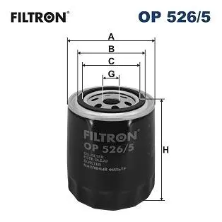 Фiльтр масляний FILTRON OP526/5