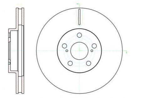 Тормозной диск ROADHOUSE 61093.10 (фото 1)