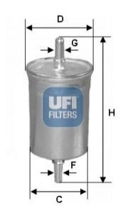 Паливний фільтр UFI 31.941.00 (фото 1)