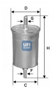 Топливный фильтр UFI 31.835.00