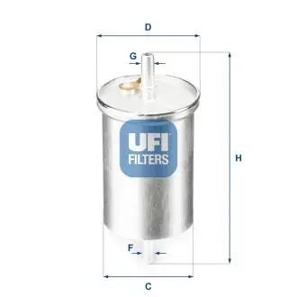 Топливный фильтр UFI 31.835.00
