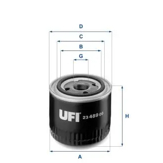 Фільтр оливний UFI 23.489.00