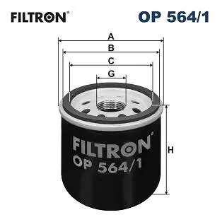 Фiльтр масляний FILTRON OP564/1