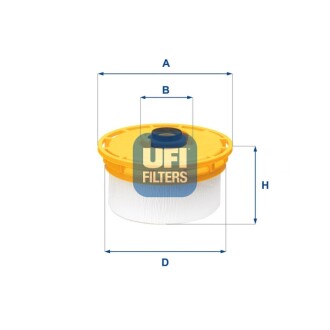 Топливный фильтр UFI 26.138.00