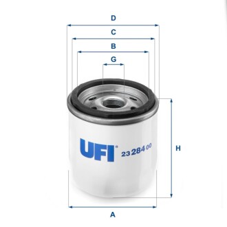 Масляный фильтр UFI 23.284.00