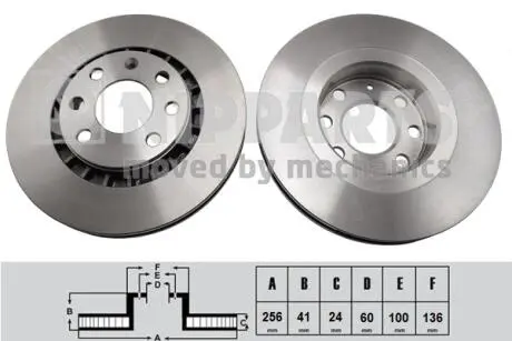 Гальмiвнi диски NIPPARTS J3300907