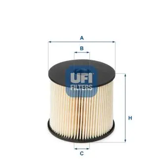 Паливний фільтр UFI 26.003.00