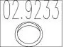 Прокладка, труба выхлопного газа MTS 02.9233 (фото 1)
