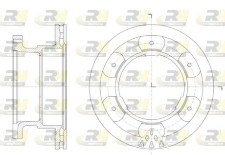 Тормозной диск ROADHOUSE 61400.10