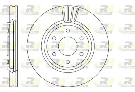 Фото тормозной диск ROADHOUSE 61037.10 Тормозной диск ROADHOUSE 61037.10