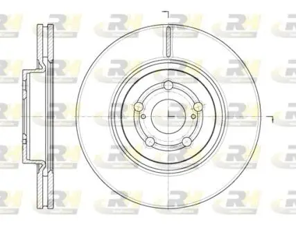 Гальмівний диск ROADHOUSE 61092.10