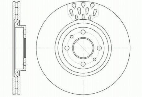 Гальмівний диск ROADHOUSE 6315.10 (фото 1)
