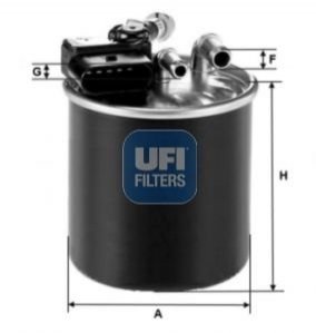 Фільтр паливний UFI 24.151.00 (фото 1)