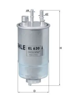 Топливный фильтр MAHLE / KNECHT KL630