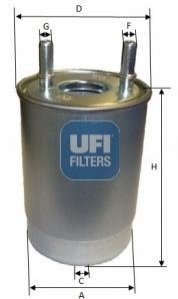 Фильтр топливный UFI 24.147.00