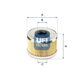 Фiльтр паливний UFI 26.686.00