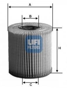 Масляный фильтр UFI 25.091.00