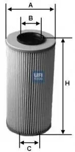 Масляний фiльтр UFI 25.583.00