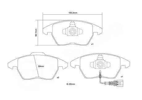 Не поставляется BREMBO 07.B314.52