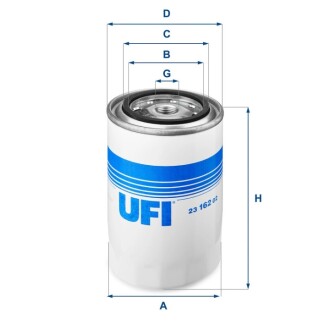 Масляний фiльтр UFI 23.162.02