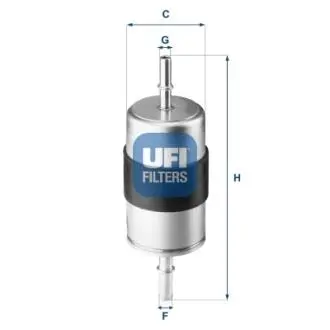 Фільтр палива Volvo S60 19-/S90 16-/V60 18-/V90 16-/XC60 17-/XC90 15- UFI 31.944.00