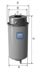 Фильтр топливный UFI 24.432.00 (фото 1)